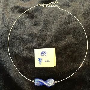 Vianello Murano Glass Bead Necklace made in Italy